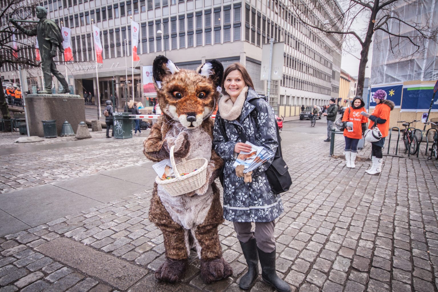 Mikkel og Live på Youngstorget stadfestet en av våre viktigste seire innenfor pelsdyroppdrett